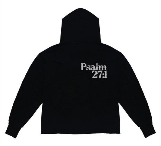 Psalms hoodie - black