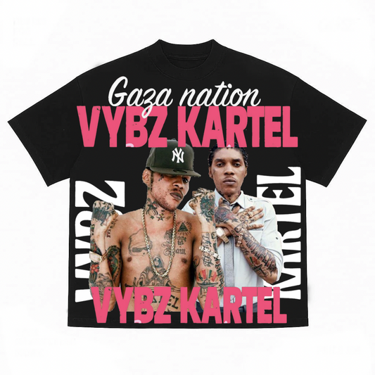 Vybz kartel - Gaza nation t’shirt